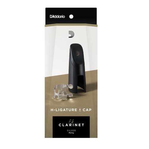 H-Ligature & Cap, Eb Clarinet, Silver-plated