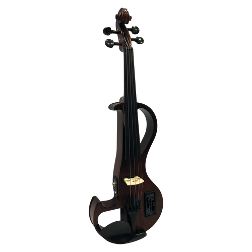 Hidersine HEV3 4/4 Zebrawood Electric Violin Outfit with Bow and Case
