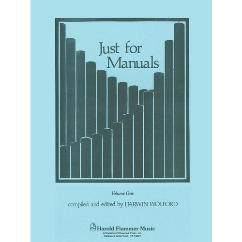 Just For Manuals Vol 1 Organ-Sacred Organ Sacred Book