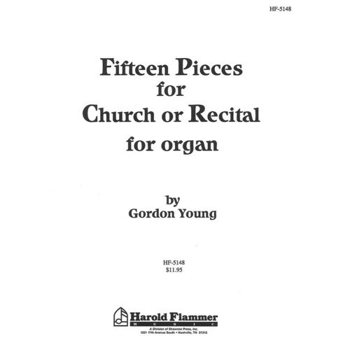 Fifteen Pieces For Church Or Recital Organ-Sacre Book