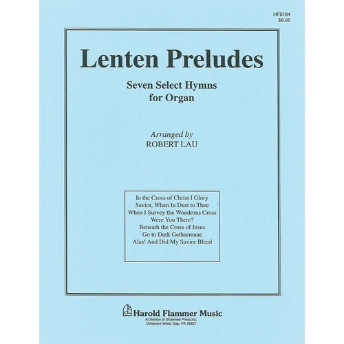 Lenten Preludes Organ Book