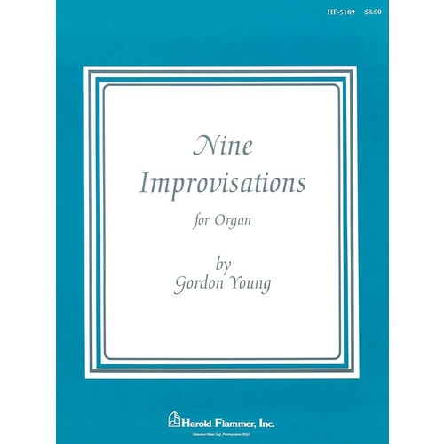 Nine Improvisations Organ Book