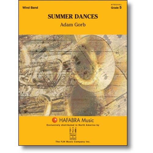 Summer Dances Concert Band 5 Score/Parts Book