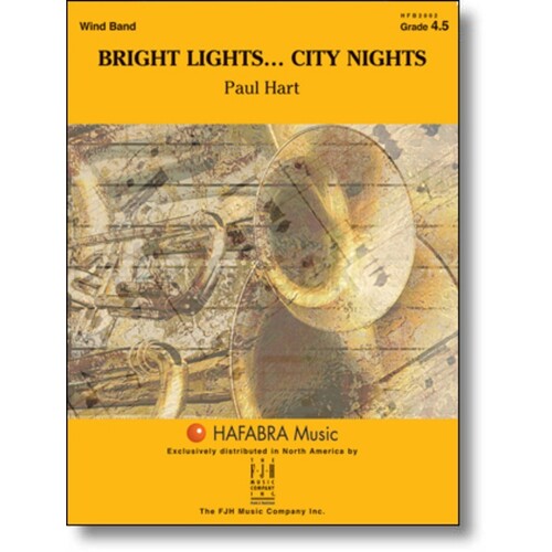 Bright Lights City Nights Concert Band 4 Score/Parts Book