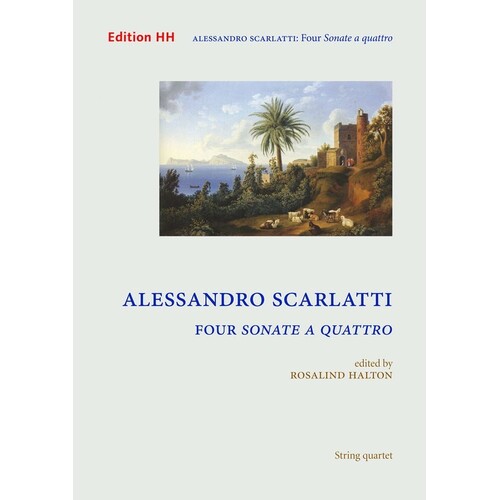 Scarlatti - Four Sonate A Quattro String Quartet (Music Score/Parts) Book