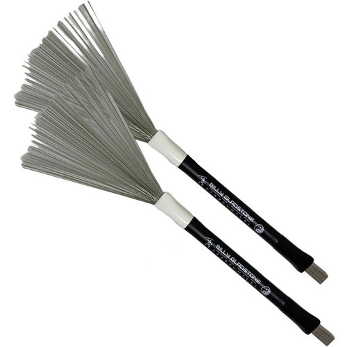 Headhunters Billy Gladstone Double-Ended Hybrid Drum Brushes - 1 Pair with Vintage and Heavy Weight Wire Options