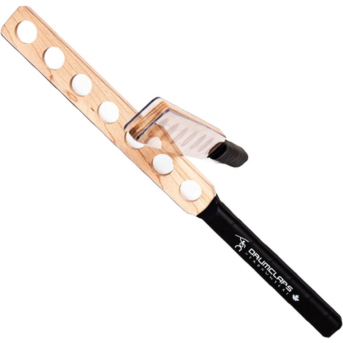 Headhunters Drum Claps Flat Sticks - 1 Pair, Drum Rods with High Impact Poly-Carbonate and Maple Wood, 450 x 10 x 10 mm