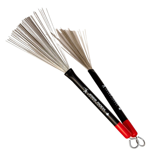Headhunters Jazz Rock Brush Fully Retractable Wire Drum Brushes 1-Pair