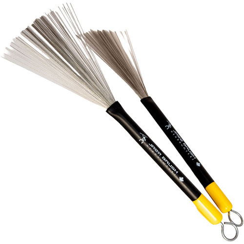 Headhunters Jazz Brush Fully Retractable Wire Drum Brushes - 1 Pair