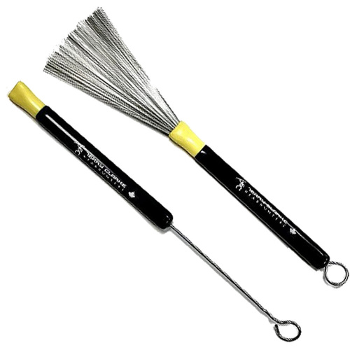 Headhunters Terry Clarke Fully Retractable Wire Jazz Drum Brushes (1 Pair)