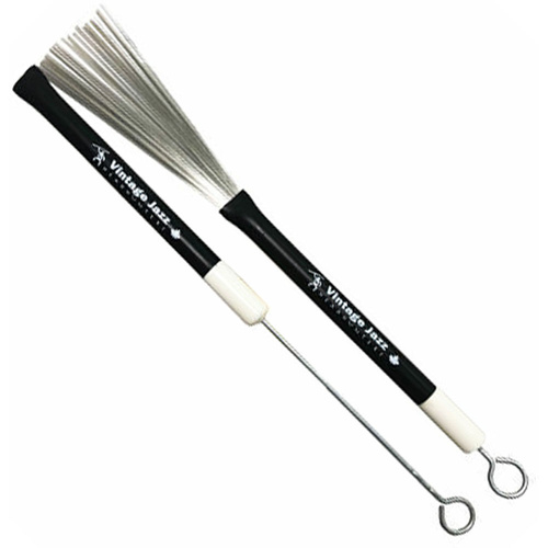 Headhunters Vintage Jazz Fully Retractable Wire Drum Brushes - 1 Pair