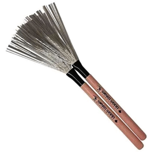 Headhunters Wired Wood Wire Drum Brushes - 1 Pair