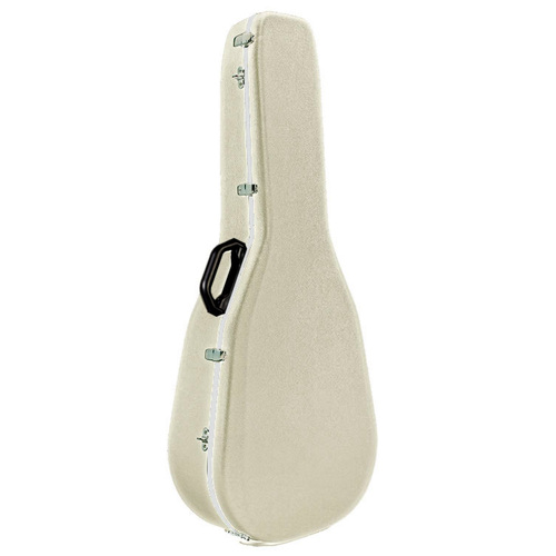 Hiscox Pro-II Series Ovation Deep Bowl Back Acoustic Guitar Case in Ivory