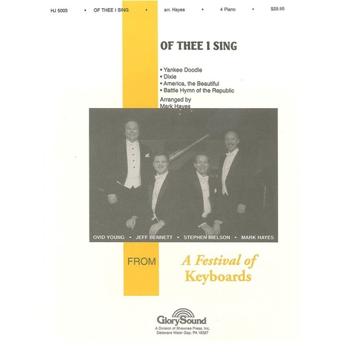 Of Thee I Sing 4 Piano Book