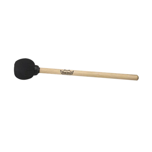 Remo 14 Inch Bass Drum Mallet with Felt Head and Wood Handle