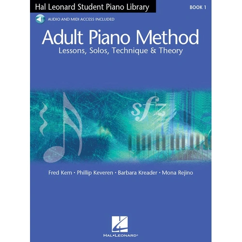 Hal Leonard Adult Piano Method Book 1 with Online Audio
