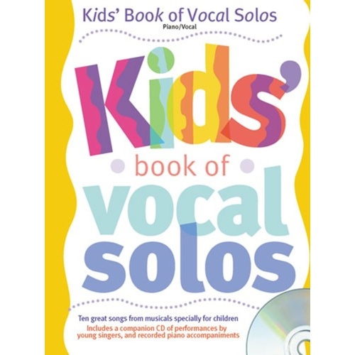 Kids Book Vocal Solos Softcover Book/CD