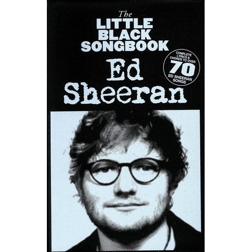 Little Black Book of Ed Sheeran - Lyrics & Chords for Guitar, Wise Publications, Little Black Songbook Series