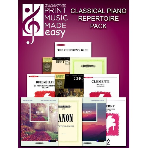 2018 Classical Piano Repertoire Pack (Package) Book