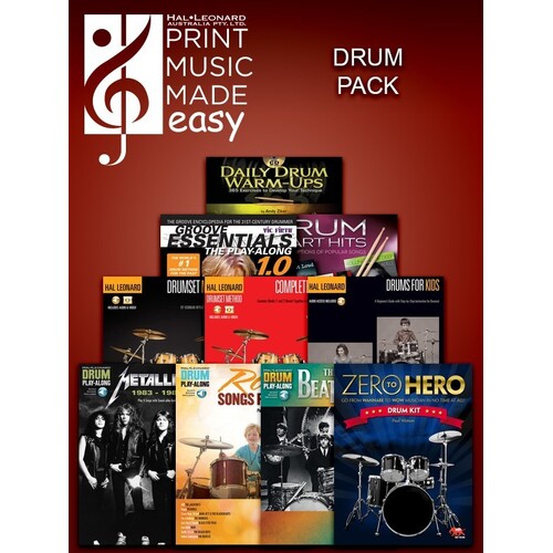 2018 Drum Pack (Package) Book