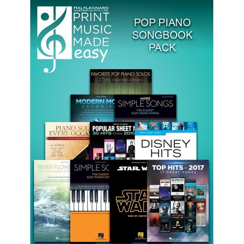 2018 Pop Piano Songbooks Pack (Package) Book