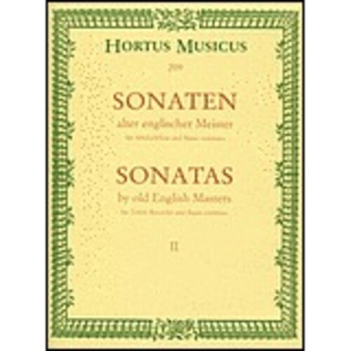 Sonatas By Old English Masters Book 2