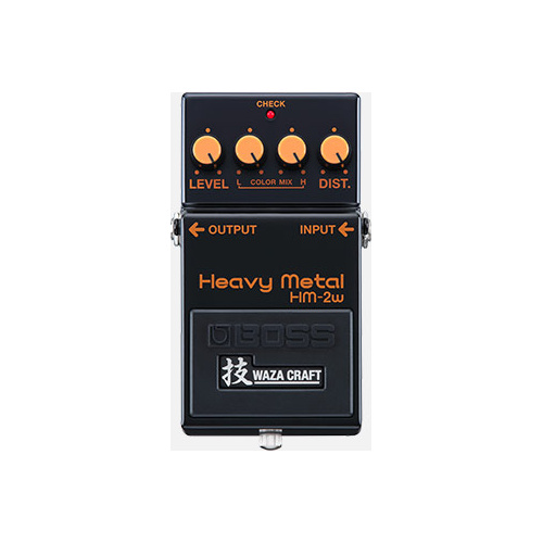 BOSS HM-2W WAZA CRAFT Heavy Metal Distortion Pedal - Classic Vintage Tone, Compact Design, Enhanced Features