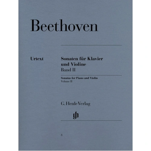 Beethoven - Sonatas Volume 2 - Violin/Piano Urtext Edition Henle HN008