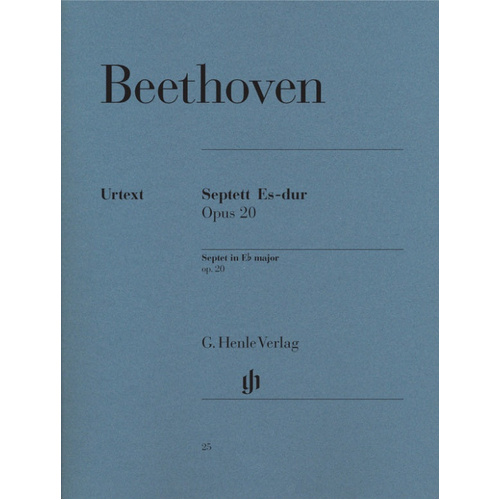 Septet in E Flat Major Op 20 - Chamber Sheet Music Urtext Edition with Horn Parts