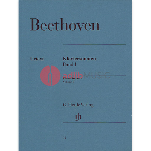 Beethoven - Piano Sonatas Volume 1 - Urtext Edition with Fingerings HN032