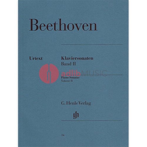 Beethoven - Piano Sonatas Volume 2 - Henle HN034 - Piano Sheet Music