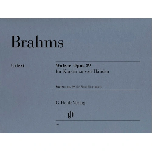 Brahms Waltzes Op 39 Piano Duet Sheet Music Henle HN067