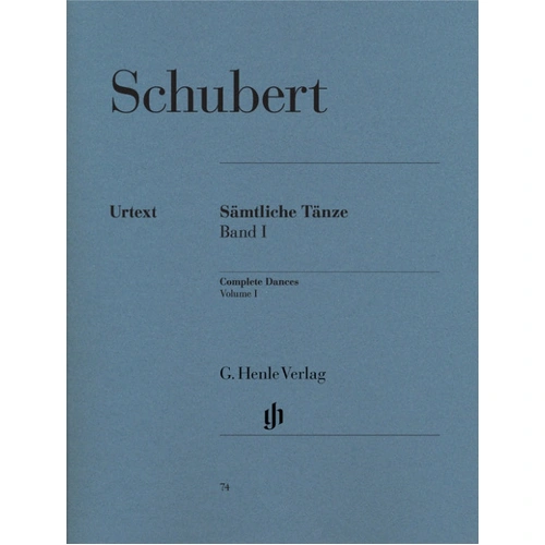 Schubert Complete Dances Volume 1 Piano Solo Sheet Music Henle HN074