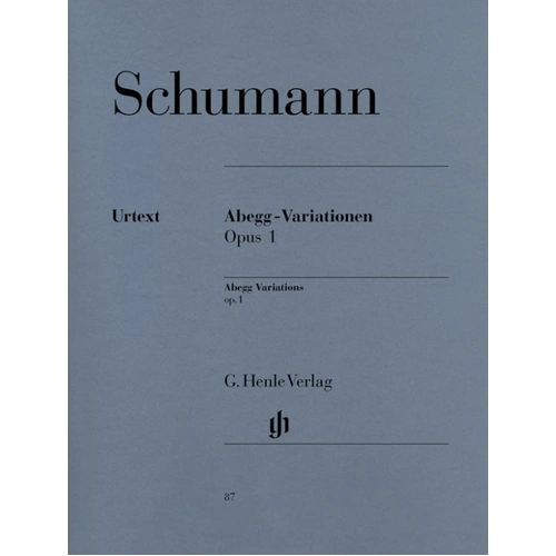 Abegg Variations Fmaj Op 1 Piano Solo Sheet Music Henle HN87