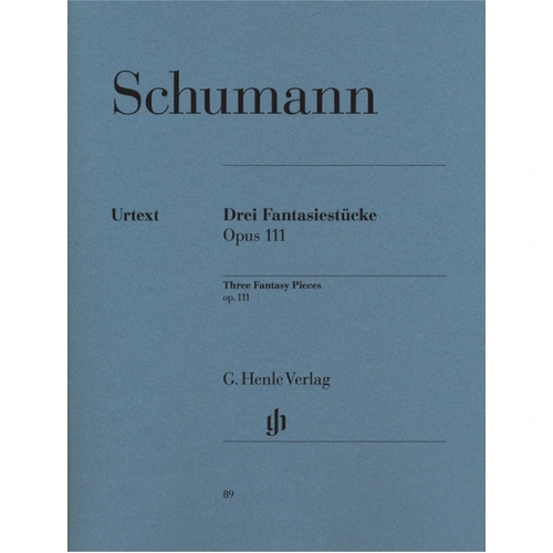 Schumann - 3 Fantasy Pieces Op. 111 Piano Solo Sheet Music Henle