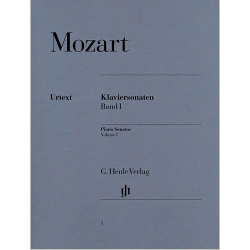 Mozart Piano Sonatas Vol 1 Urtext Edition by Ernst Herttrich, Fingered by Hans-Martin Theopold, 156 Pages, G. Henle Verlag