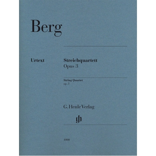 Alban Berg String Quartet Op 3 Chamber Sheet Music