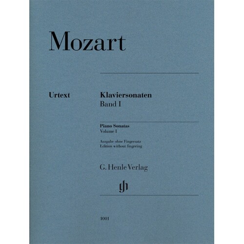 Mozart - Sonatas Vol 1 Without Fingering (Softcover Book)
