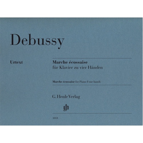 Marche Ecossaise Urtext for Piano Duet by Claude Debussy