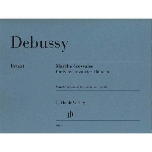 Marche Ecossaise Urtext Piano Duet by Claude Debussy