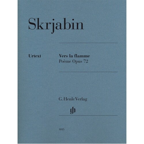 Vers La Flamme Poeme Op 72 Piano Urtext (Softcover Book)