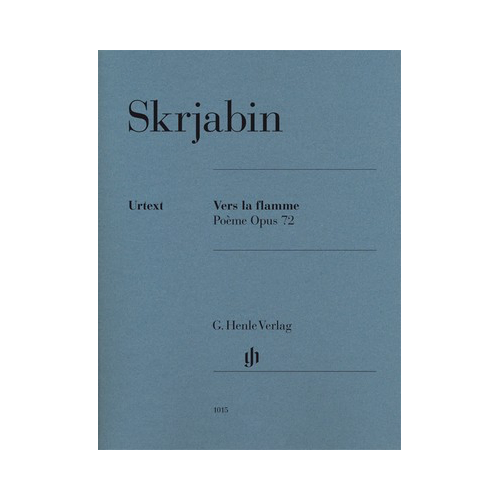 Vers la Flamme Poème Op 72 Piano Solo Sheet Music