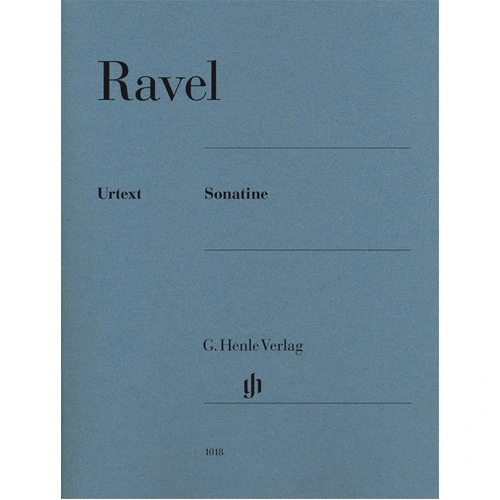 Ravel - Sonatine Urtext for Piano Solo, 28 Pages, Published by G. Henle Verlag