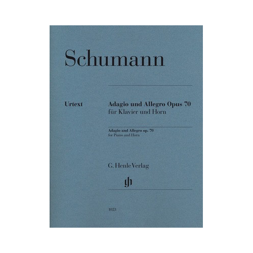 Adagio and Allegro Op 70 for Horn and Piano