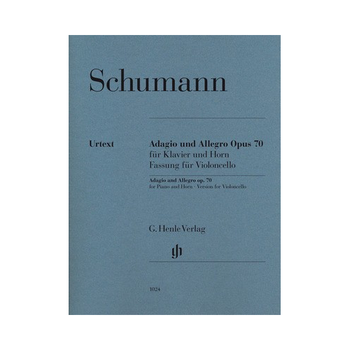 Adagio and Allegro Op 70 for Cello and Piano by Schumann