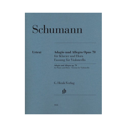 Adagio and Allegro Op 70 for Cello and Piano Sheet Music