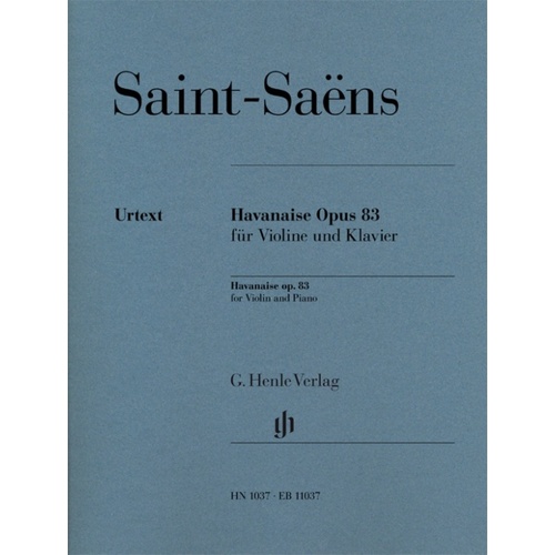 Havanaise Op 83 Violin/Piano (Softcover Book)