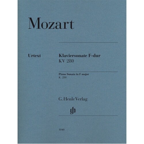 Sonata In F Maj K 280 (Softcover Book)