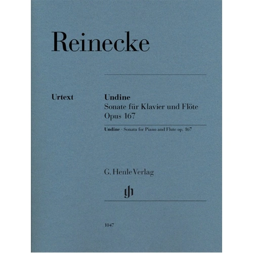 Reinecke Undine Flute Sonata Op. 167 - Henle Urtext Edition