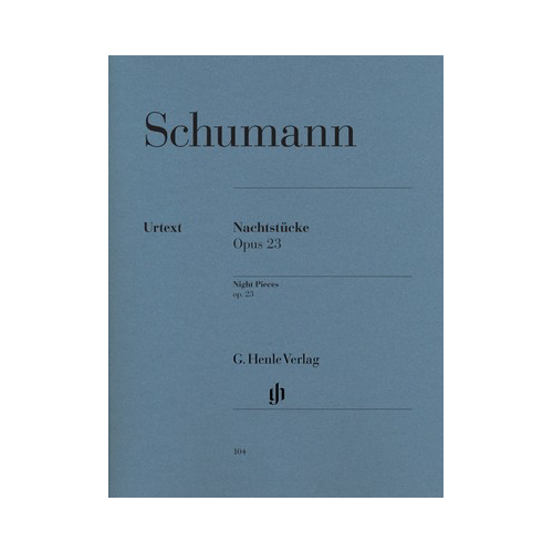 Night Pieces Op 23 Piano Sheet Music by Schumann - Revised Edition